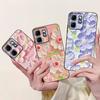 For Infinix Hot 50i Case X6531 New Fashion Flower Love Heart Pattern Soft Silicone Cover For Infinix Smart 9 Smart9 X6532 Bumper