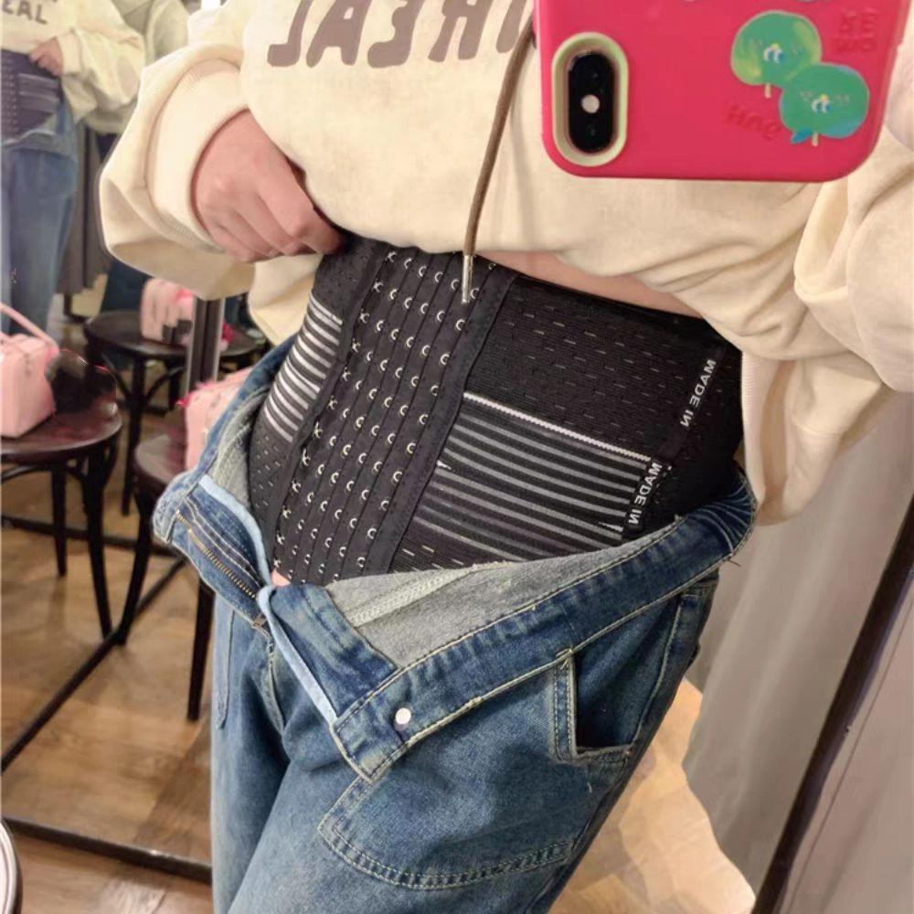 Corset Tummy Control Shapewear Postpartum Girdle Body Shaper Simple Training Sweat Belt Lady