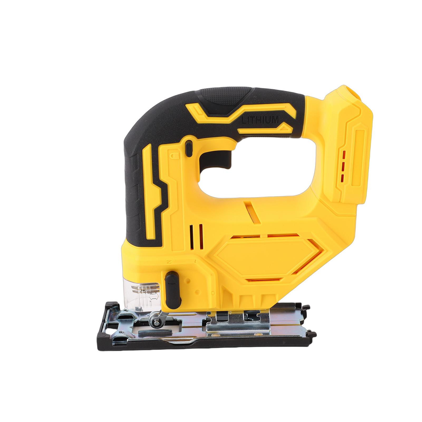 

Lithium Electric Jig Saw with LED Light Cordless Jig Saw for Wood Plastic 0 45 Degree Bevel Cutting 4 Orbital Settings
