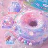 Slow Rebound Cake Squeeze Toys Soft Sticky Doughnut Squishy Toy Doughnut Fidget Toy  Desktop