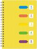 Business Spiral Notebook with Smooth Writing Premium Thick Coil Ring Notebook, Notebook, Gift, Dividers, Experience, Pages, A5/B5, (B5, Yellow)