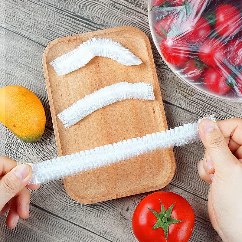 Food-Grade Elastic PE Cling Film Covers (1000 Pcs)