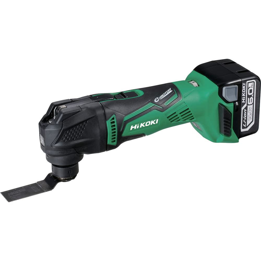 HiKOKI Cordless with Rechargeable Fast and Case CV14DBL(LYPK) 14.4V Multi-Tool 6.0Ah Lithium-Ion Battery, Charger,