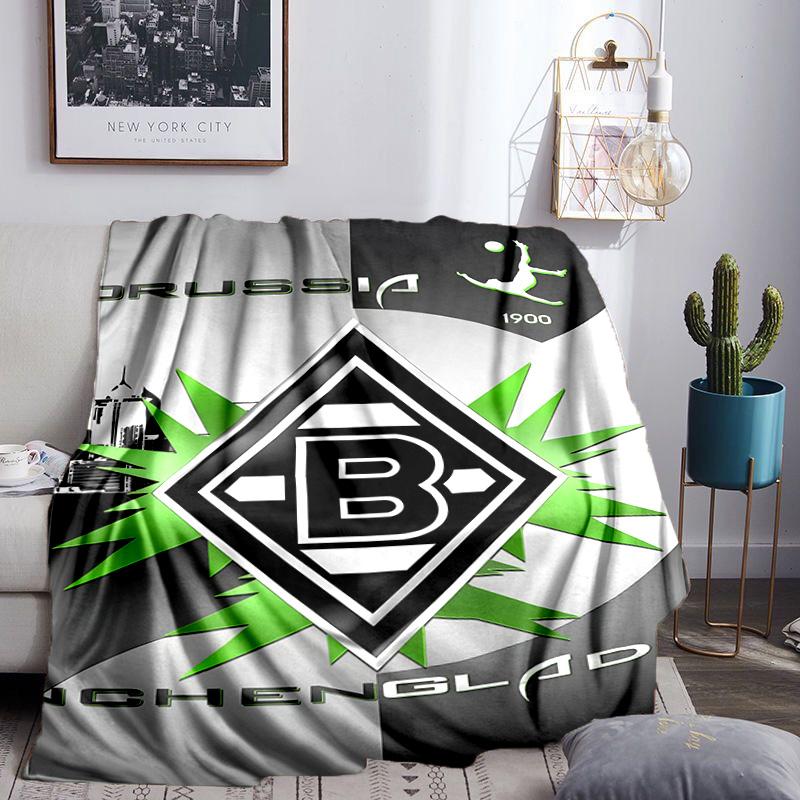 Coperta con Emblema di Monchengladbach Leggera Coperta Ideale per il Letto Perfetta per Viaggi, Campeggio, Soggiorni, Uffici, Divani, Regalo di Natale per tifosi