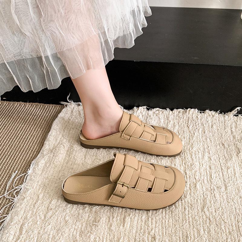 

Женские летние шлепанцы для беременных — регулируемые босоножки с открытой пяткой и поддержкой свода стопы, дышащие сандалии с закрытым носком для комбинированных платьев 40