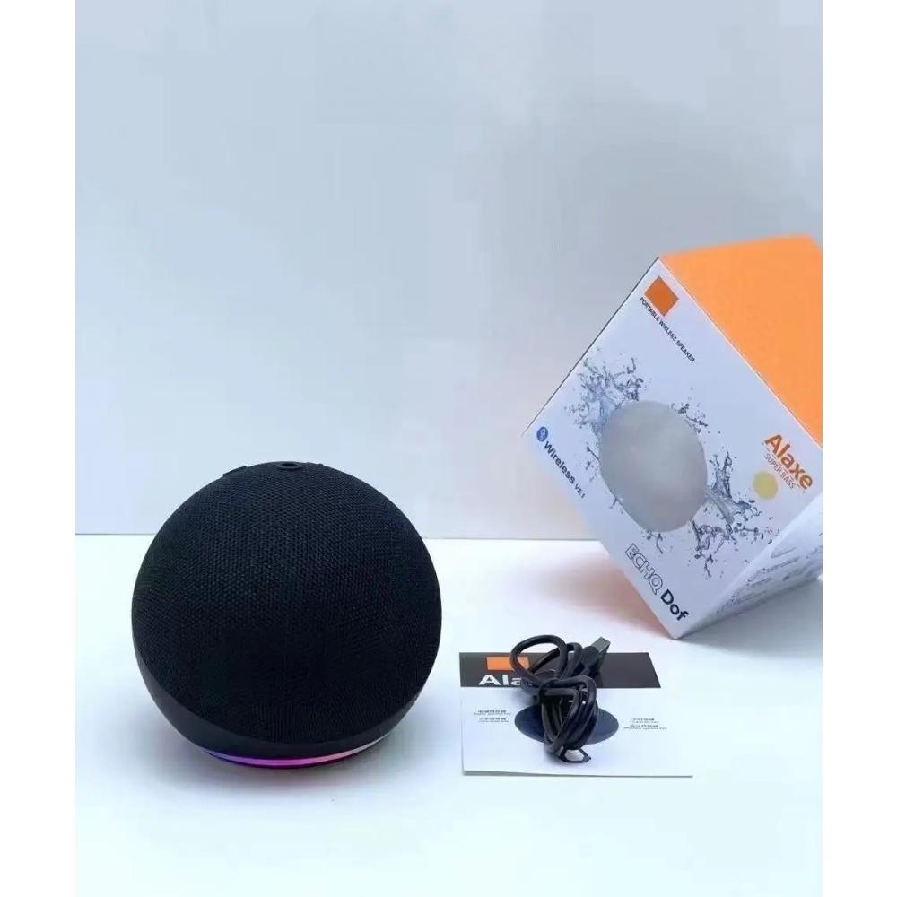 Wireless Bluetooth Speaker with 360° Surround Sound IPX4 Waterproof Speaker RGB Lights Portable Subwoofer for Party Travel