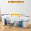 6 Grids Data Cable Storage Case Clear Plastic Office Desktop Sundries Organizer Earphones Mouse Charging Cable Storage Organizer