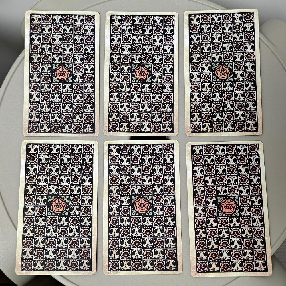 Vintage tarotový balíček 10,3*6cm Španělská edice 78 ks tarotových karet založených na Rider Waite System Espanol