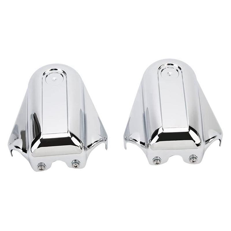 M0t-rMotorcycle Bar Shield Rear Wheel Axle Covers Swingarm Cap for Harley Softail FLSTC FLSTN Custom
