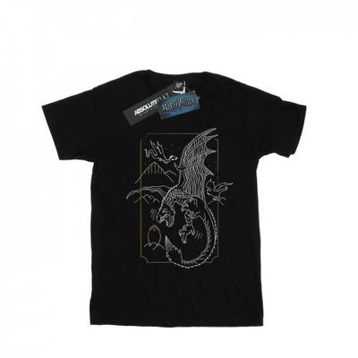 Camiseta masculina Dragon Line Art