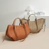 Niche Handbag First Layer Cowhide Women's Tote Bag Women's Large-capacity Commuting High-end Leather Shoulder Bag