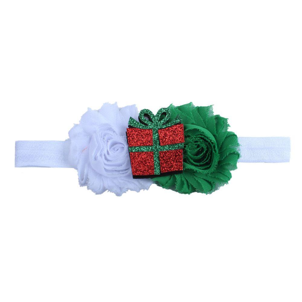 Hair Accessories Twisted Knot Headband Xmas Tree Santa Claus Newborn Hairband Christmas Baby Turban