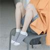 Chic Cute 3D Red Love Heart Heel Striped Short Ankle Socks Funny Girls' Happy Fresh Fashion Summer Literary Sokken Dropship