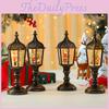 Figurine Snowman Christmas Vintage Table Lamp With Light Music And Snow Effect