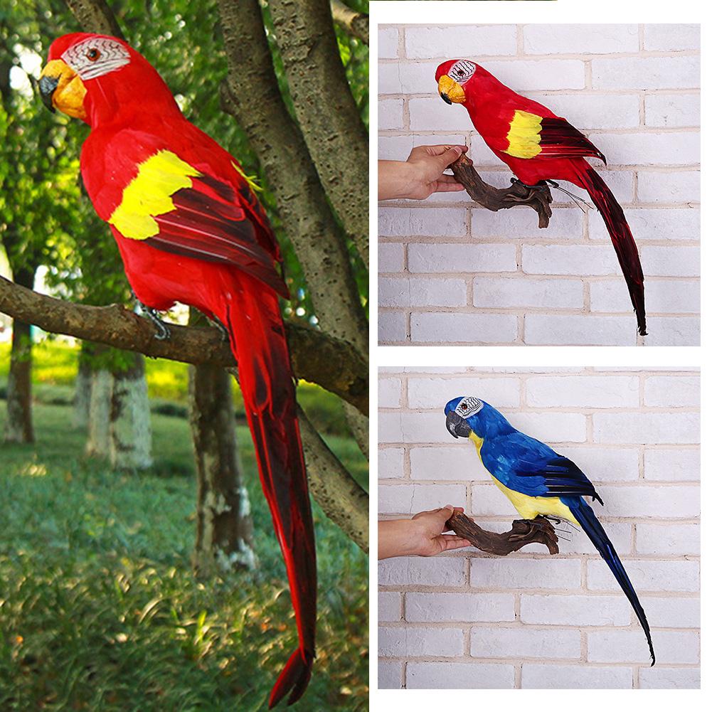 Artificial Parrot Shop Window Photography Christmas Party Simulation Fake