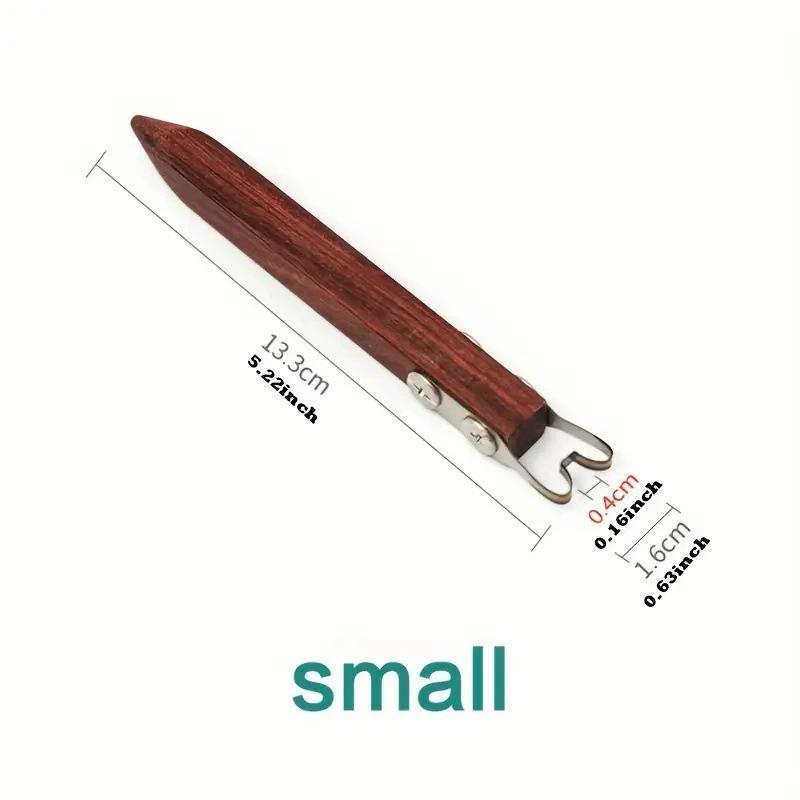 DIY Pottery Tools Handmade Pottery Sculpture Ring Foot Scraper Ceramic Modeling Wooden Handle Clay Extruder Tool