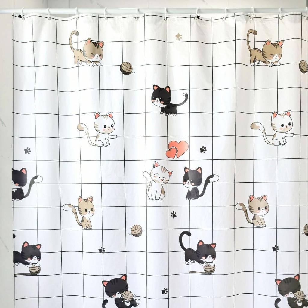 Waterproof and Mildew-Proof PEVA Shower Curtain