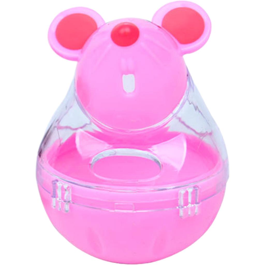 Cat Food Dispenser Leaking Food Tumbler Mouse Toy Kitten Slower Feeder Interactive Cats Treat Feeder Boredom Pet Favor