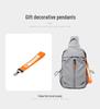 Men's Trendy Chest Bag, Fashionable Casual Sports Messenger Bag, Lightweight Travel Carry-On.