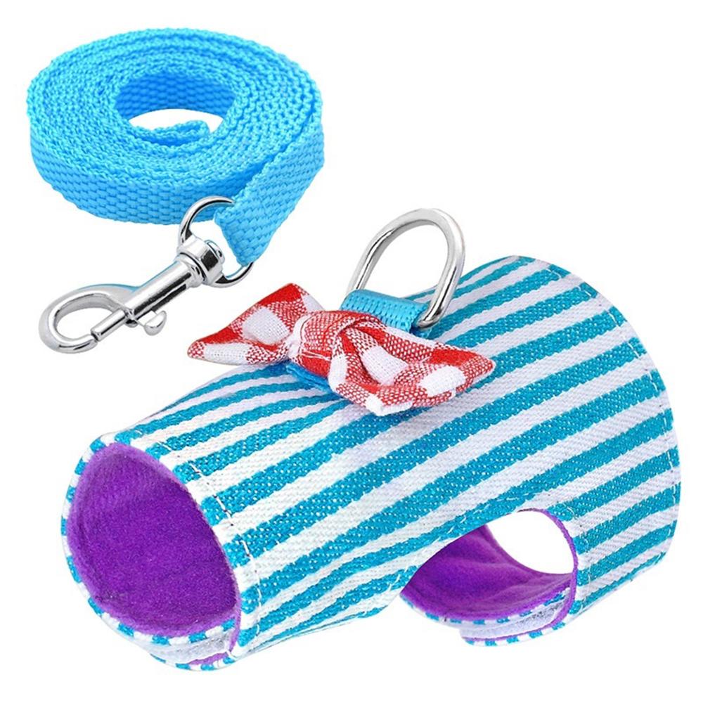 Safety Cute Squirrel Adjustable Ferret Leash Leads Hamster Vest Chest Strap Harness
