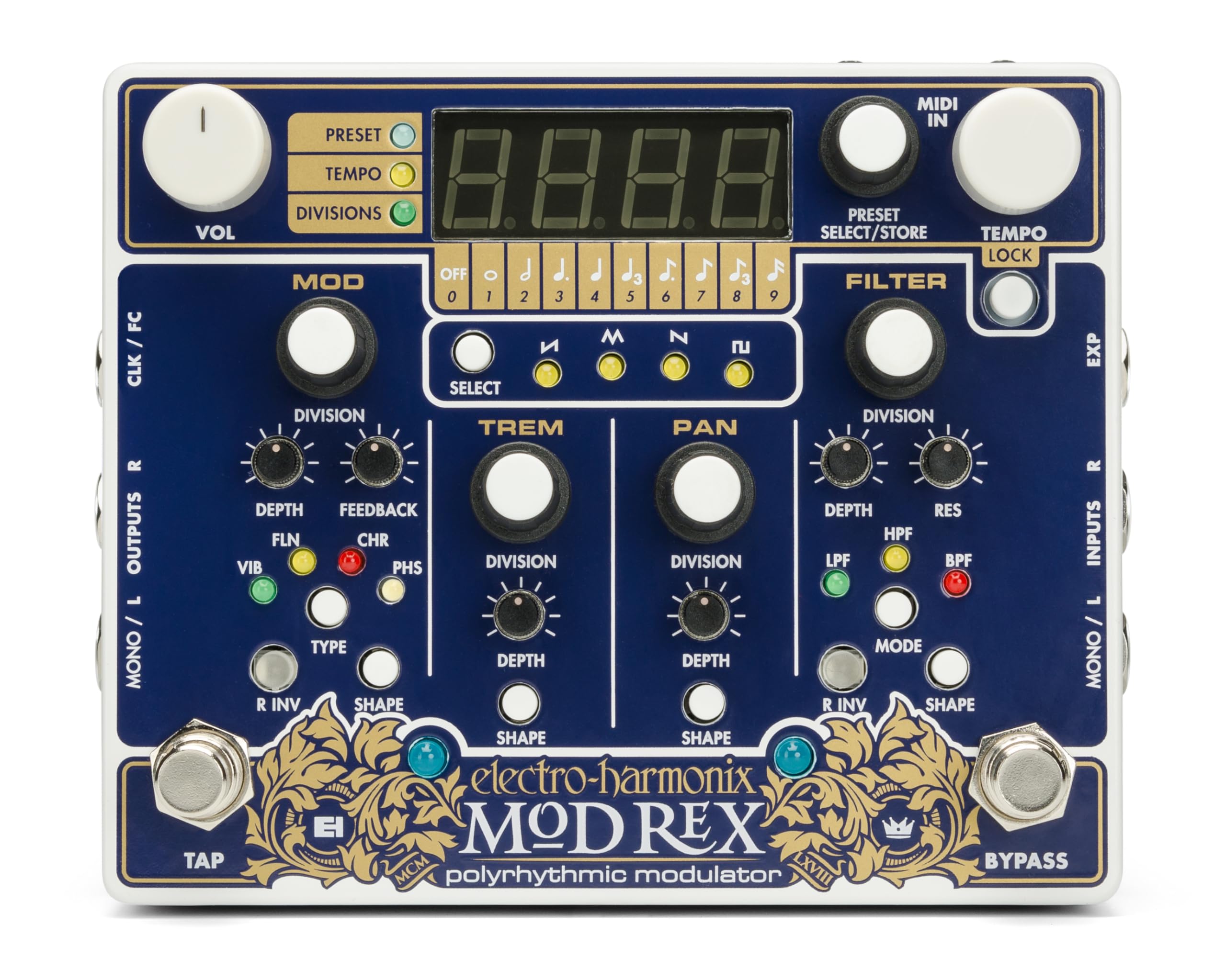 

Electro Harmonix Mod Rex Compact Effector Modulation Electro Harmonix