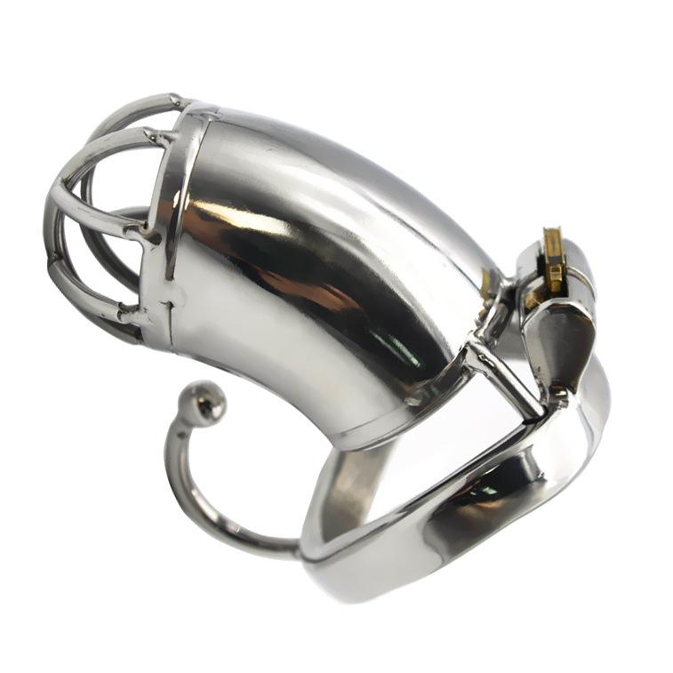 Stainless Steel Men's Chastity Device Chastity Lock Bird Cage Sex Tools Slave Lower Body Training Adult Toys Sex Toys
