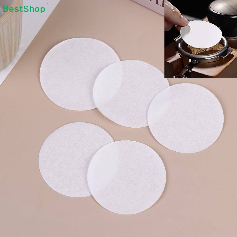 100/500Pcs 51/53/54/58mm Unbleached Espresso Filter Coffee Paper Filter Puck Screen Portafilter Paper For Breville Barista
