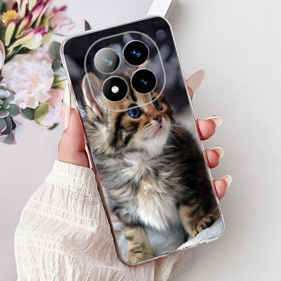For Xiaomi Redmi Note 14 14Pro 14 Pro+ Plus Case Cute Animals Tiger Lion Dragon Cartoon Phone Cover Soft TPU Matte Silicone Capa
