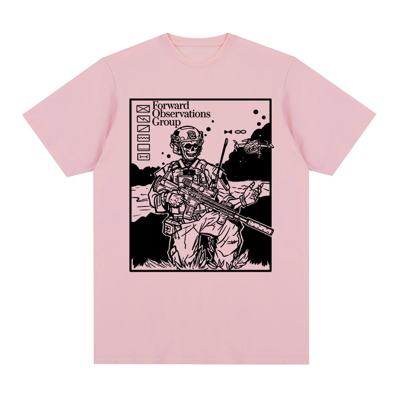 Forward Observations Group Vintage tshirt Skeleton FOG Harajuku Streetwear Cotton Unisex T shirt New TEE TSHIRT Womens tops