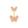 Butterfly Body Piercing Jewelry Sunflower Heart Belly Button Ring  Party Decoration
