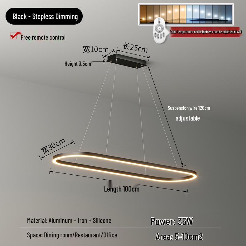 Nordic Modern Minimalist Chandelier for Dining and Reception Rooms
