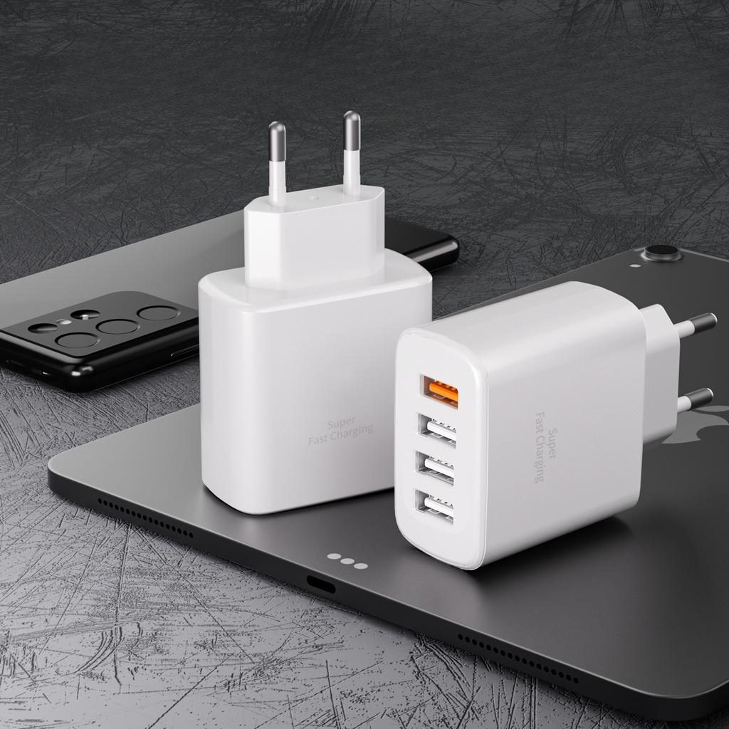 Multi-port Fast Charging USB Wireless Charging Head Suitable for Samsung IPhone Fast Charging Head Type-c Charger