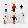 18 Stück/Set 99 Nächte im Wald Figuren Spiel Peripherie Eule Ziege Wolf Hirsch 99 Nächte im Wald Figur 9CM PVC Spielzeug Geschenk