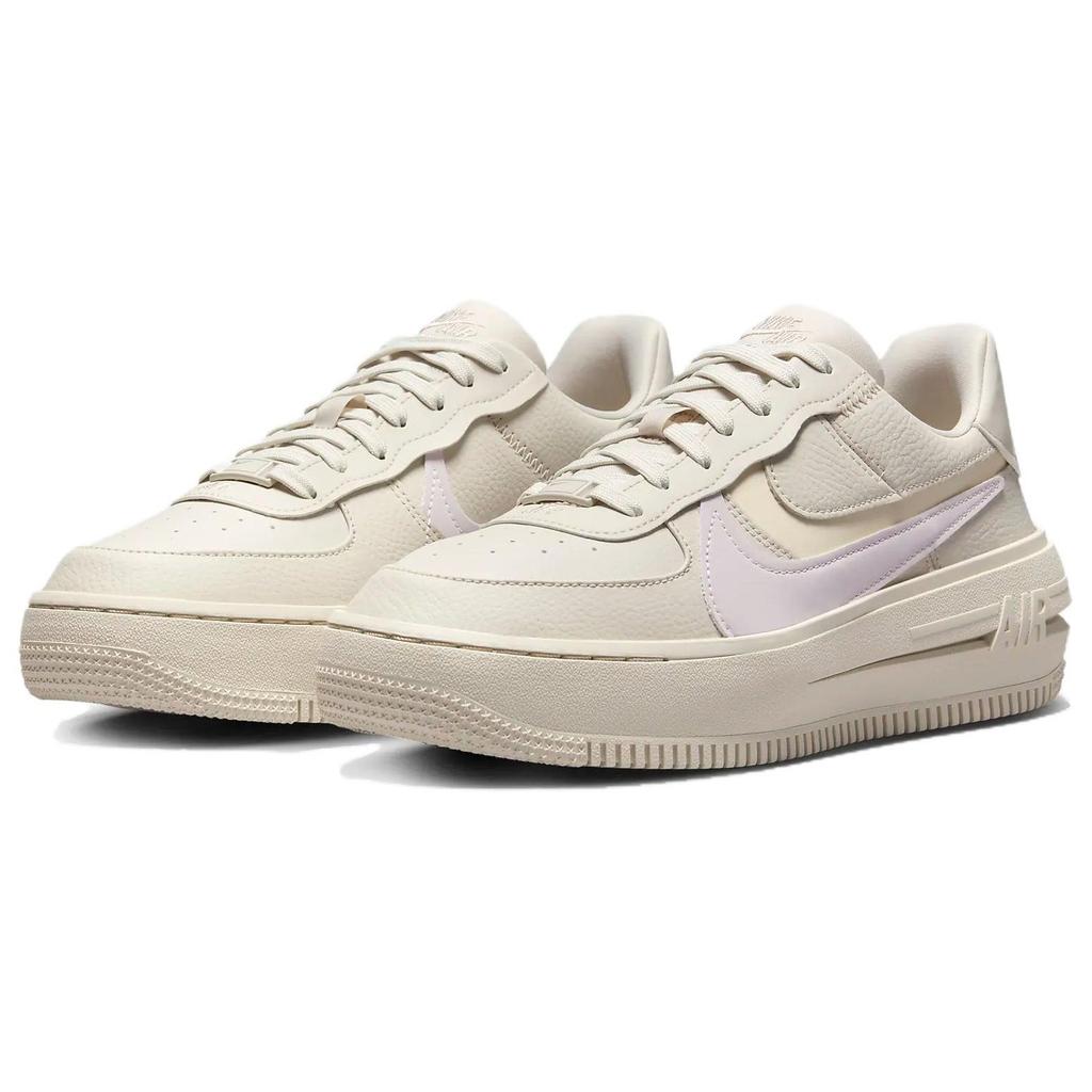Nike Air Force 1 Plt AfOrm Comfortable Versatile Shock Absorbing Durable Low Top Sneakers Women sneakers Ivory DJ9946-108