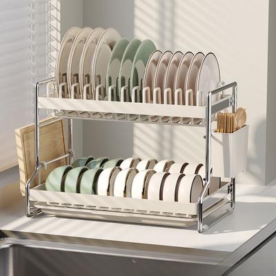 Kitchen Storage Rack Ins Dishware Storage Rack Drain Rack Household Multi-functional Bowl and Chopsticks Storage Box Bowl Shelf