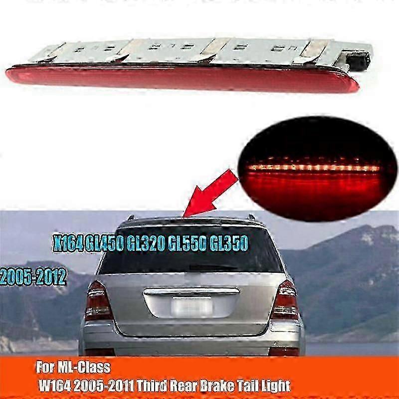 Car 3RD Brake Light Stop Lamp Assembly A1648201056 for - ML-Class W164 2005-2011 Rear Brake Tail Light