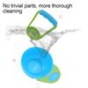 2Pcs/Set Baby Food Mill Bowl Handheld Manual Masher Grinder Feeding Supplies