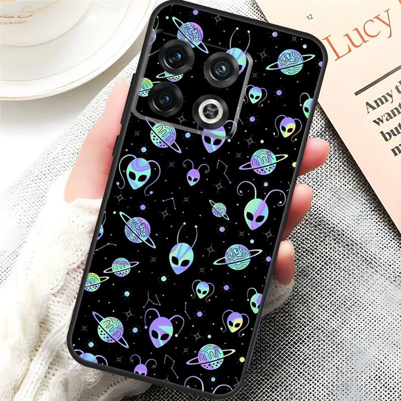 

Alien Martian UFO Cover For OnePlus 15 13 13R 13T 12 12R 10T 11 10 Pro OnePlus Nord 5 CE 3 4 Lite N20 N30 Case OnePlus 10T