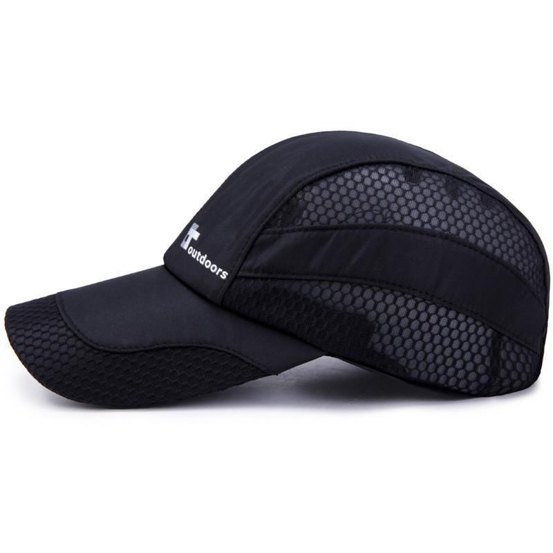 Casquette de Baseball en Polyester Pour Hommes Femmes Avec Protection Solaire Respirante Réglable Été Mode Extérieure