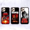 1pc Movie Rambo First Blood Phone Case For IPhone 17 16 15 14 13 Plus 12 11 Pro Max PC+TPU Cases Back Cover