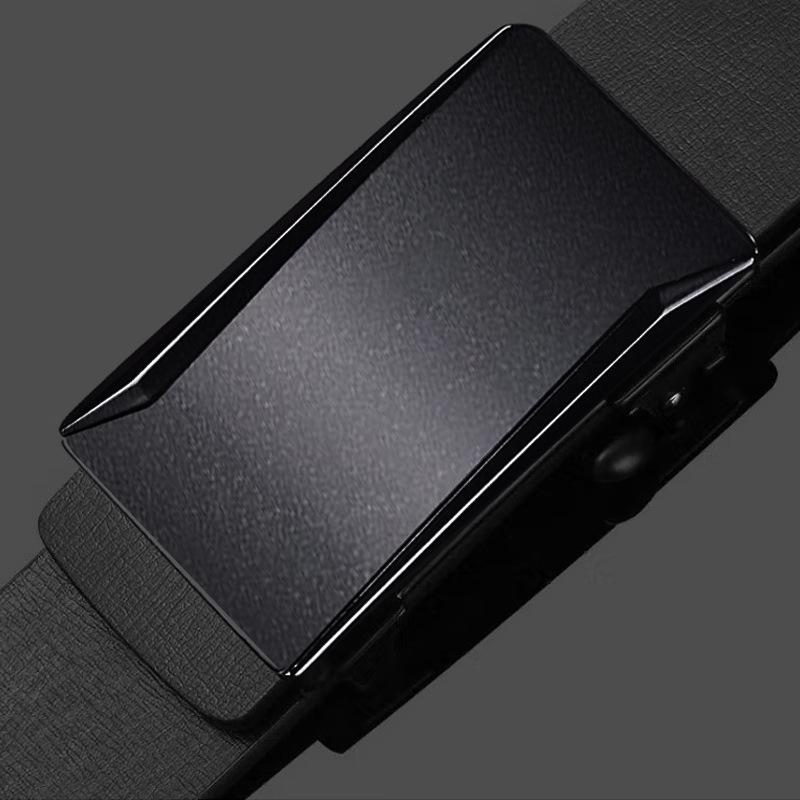 

Ремінь Чоловічий Натуральна Шкіра Автоматична Пряжка Ремінь для Штанів Повсякденний Особистість 120cm