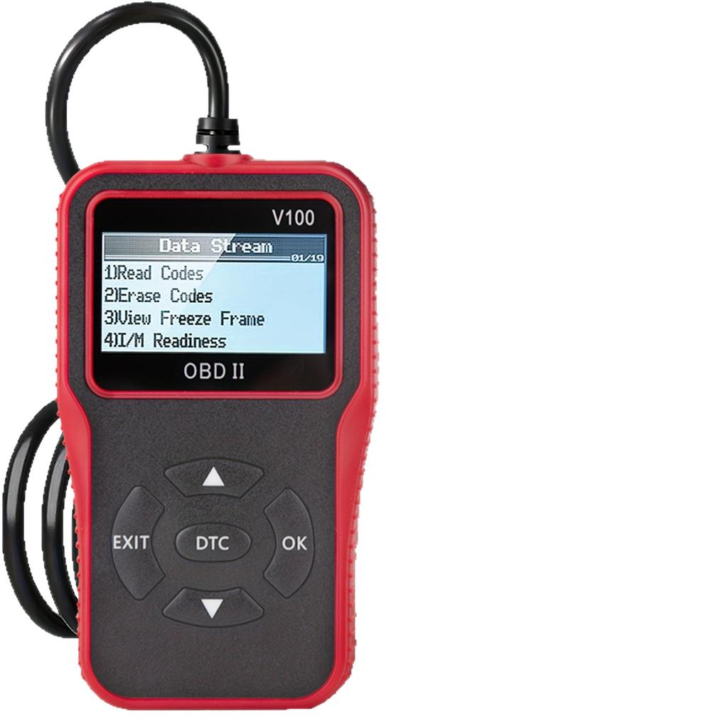 1pc V100 Professional OBD2 Scanner, Engine Fault Code Reader, Diagnostic Scan Tool for OBD II Protocol Cars Since 1996