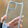 Phone Cases for iPhone 11 13 16 Pro Max iPhone 14 15 Pro Max 12 13 Pro Max 13 Pro 14 Pro Cute Cat Ear Shape Anti-fall Shockproof Wear-resistant