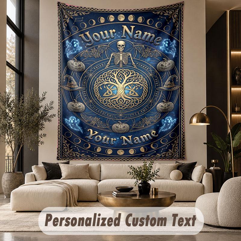 Witchcraft (90) Theme Custom Tapestry Personalized Custom Name Text Wall Hanging Tapestry Home Decor Background Cloth