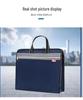Large Capacity Oxford Cloth Document Holder with Zipper - Business, Meeting & Gift Briefcase