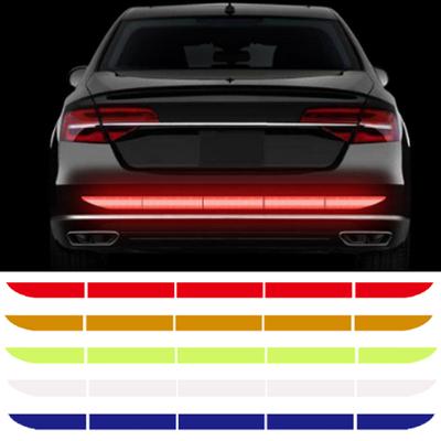 2 buc. Autocolante pentru mașină cu dungi mari reflectorizante Aripa portbagaj din spate Avertisment pentru spate Autocolante decorative pentru turnare Benzi decorative de avertizare anti-coliziune impermeabile