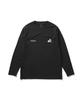 Snow Peak MofM Satoyama Long Sleeve T-Shirt MM4510-TS01 Cut and Sew Long Sleeve T-Shirt for Men and Women, Size L, Black