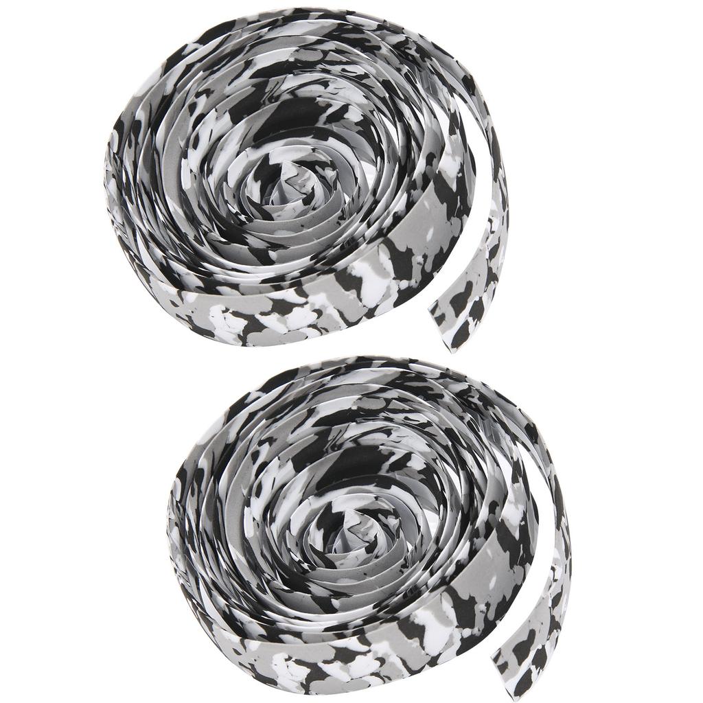 ZTTO Mountain Bike Soft Handlebar Tapes Bicycle AntiSlip Handle Grip Wraps with Bar Plugs(Black