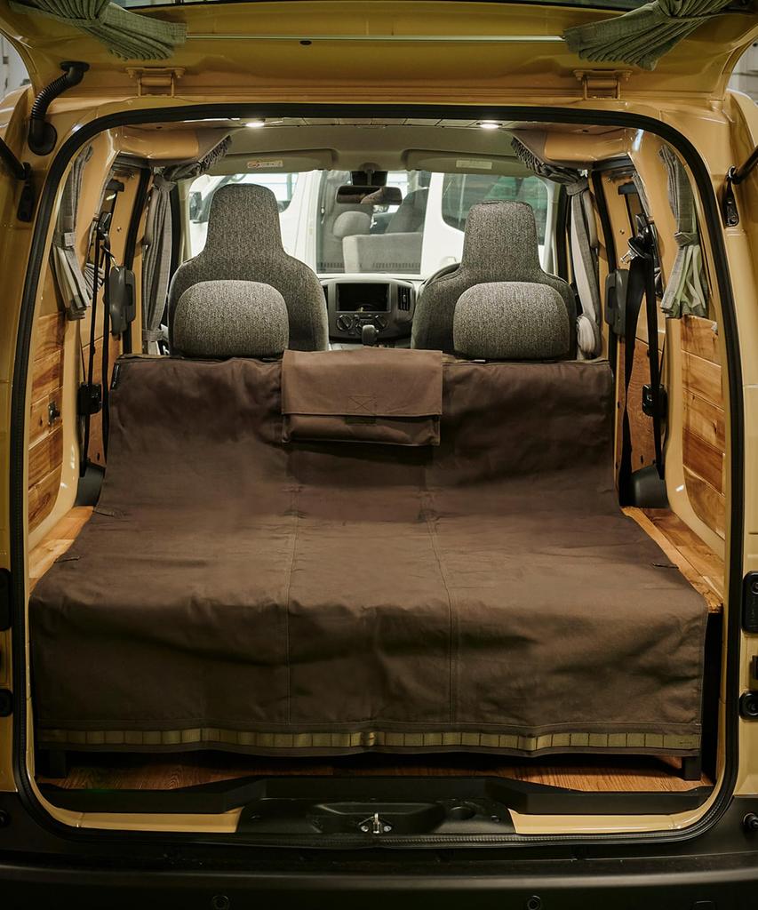 GORDON MILLER Recycled Canvas Cargo Single Luggage Olive 1726400 Mat, Seat, Water-Repellent, Stain-Resistant, Universal, Drab,