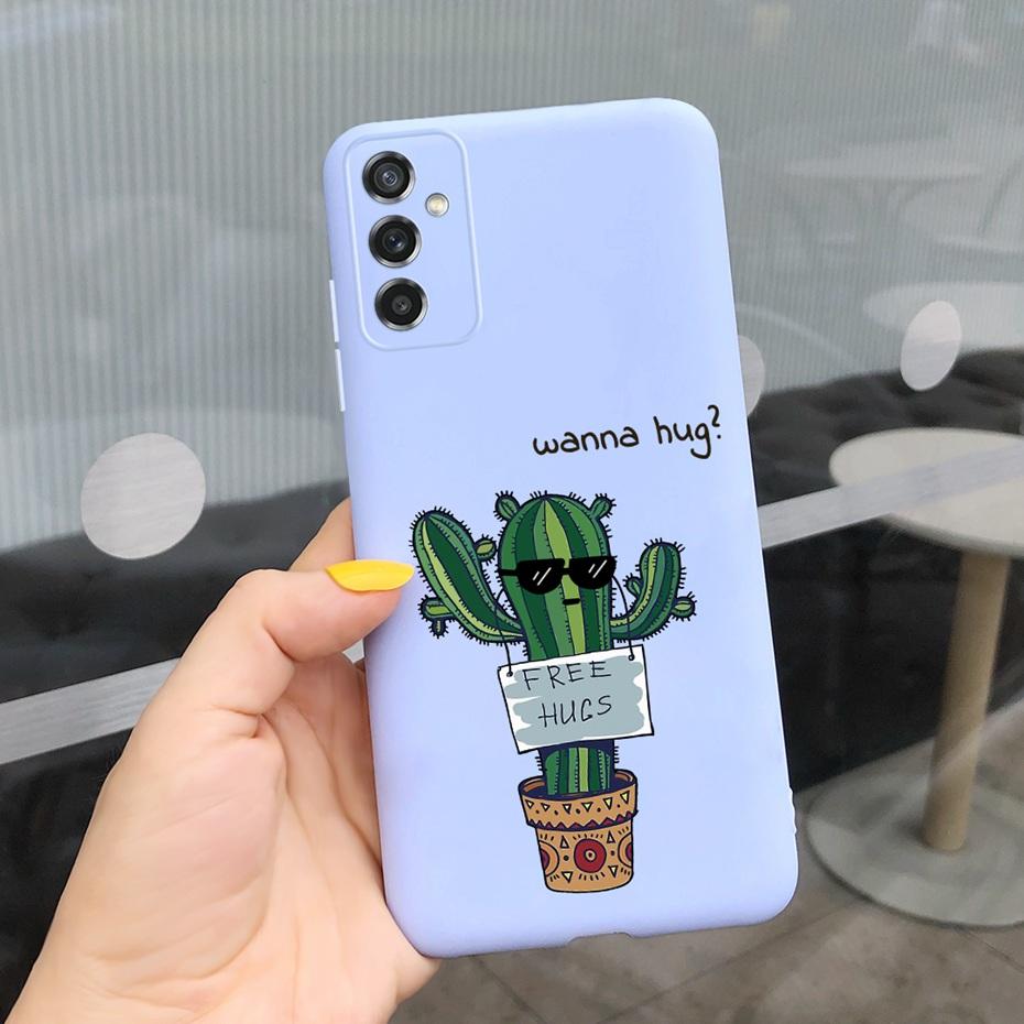 For Samsung Galaxy M52 5G Case Silicone Cute Cartoon Phone Cases For Samsung M52 M 52 SM-M526B Soft TPU Back Cover Fundas